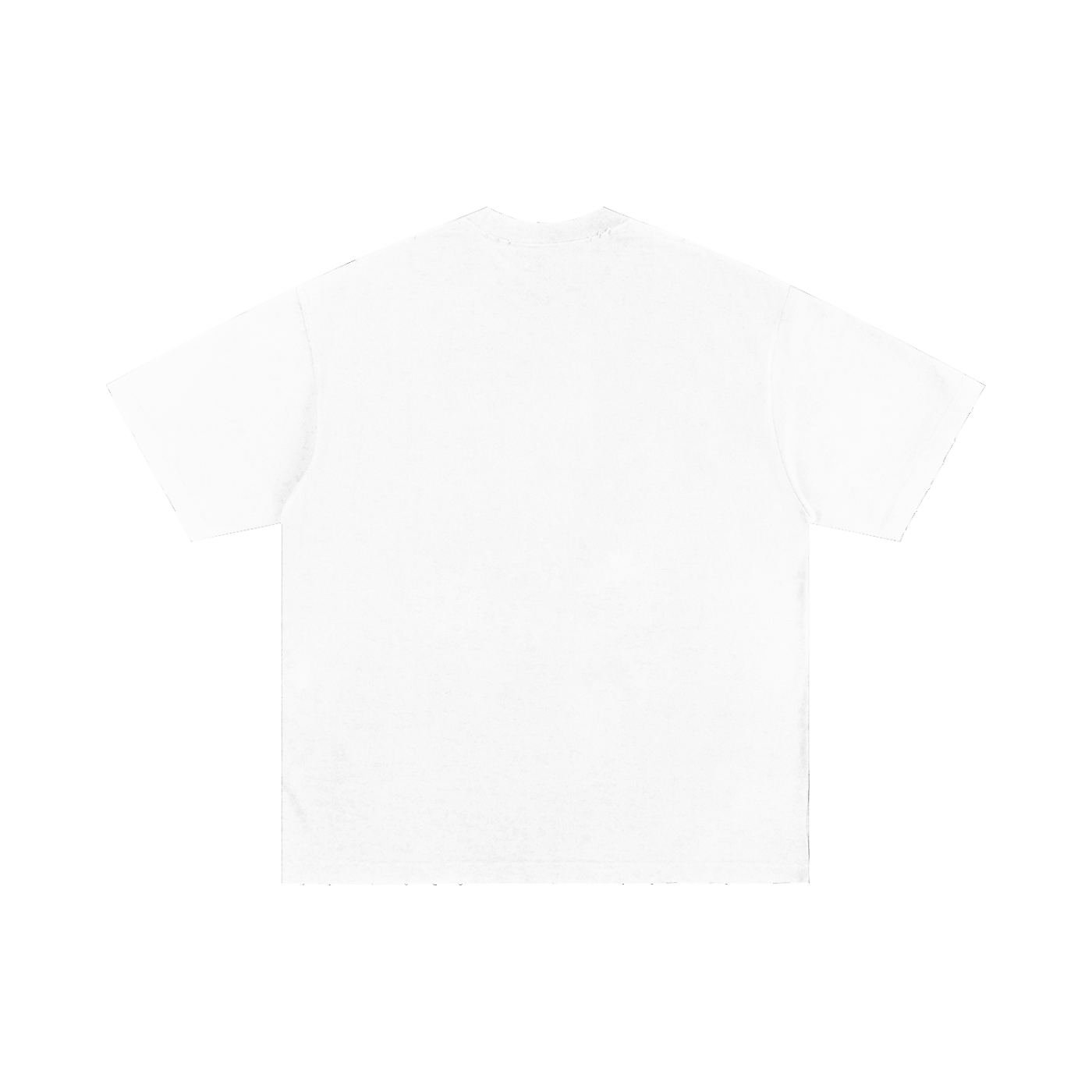 White Magic T-Shirt- Heavyweight - Hand Frayed